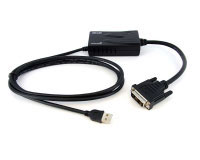 Startech.com Cable Adaptador de Video Externo USB a DVI de 6 pies para Mltiples Monitores ? M/M (USB2DVIMM6)